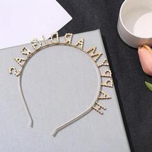 Happy Birthday Party Celebration Rhinestone & Tassel Headband For Women - Multicolor - View 5