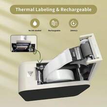 Marklife P15 M1 便携式迷你标签打印机，自粘标签热敏打印机，贴纸打印机，口袋型无墨蓝牙标签打印机，粘性标签打印机 - 彩色 - 查看 7