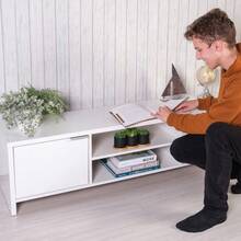 MADESA Television Stands & Entertainment Centers - White - View 9