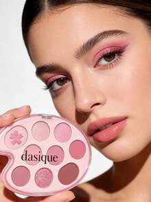 Dasique 9-Color Eyeshadow Palette, Long-Lasting Pigmentation, Easy To Apply, Smooth Blendable Formula, Vegan, Cruelty-Free, Perfect For Festive Rose Girl Charm, Best Christmas Gift For Women, Fashionable Makeup Brand, Back To School Makeup, Halloween Makeup - #31 Love Blossom - 查看 2