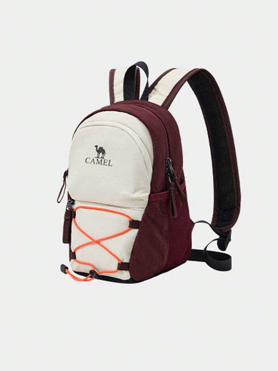 CAMEL CROWN Ba lô du lịch sức chứa lớn có thể gấp gọn, túi đựng đồ tập thể dục du lịch cự ly ngắn - Rượu vang màu nâu đỏ - Xem 1