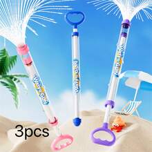 3件套夏季烟花水枪玩具，适合户外泳池、沙滩派对游戏、摄影道具、男孩女孩生日惊喜礼物 - 彩色 - 查看 10