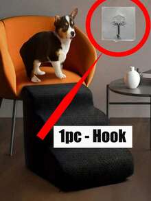 Pet Stairs, Dog Ladder Steps, Large/Medium/Small Dogs Bed Stairs, Non-Slip Climbing Ladder, Cat Bedside Climbing Stairs - Black - View 13