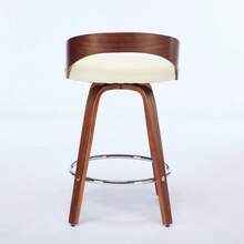 Barstools - Beige + PU Leather + Foam - View 10