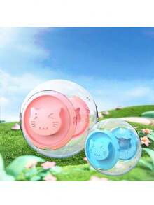 1pc 4.7/6.3 Inch Hamster Ball, Running Ball Toy, Transparent & Breathable, Promotes Healthy Exercise, Relieves Stress, Easy To Clean, Suitable For Small Pets Outdoor Running, Interactive Rodent Toy, Relieves Boredom, Transparent Hamster Ball, Breathable Design, Portable - Pink - View 5