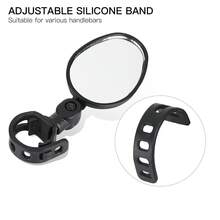 Bicycle Handlebar Review Rear Back View 360 Rotation Mirror for Mountain Road Bikes - Negro - Ver 5