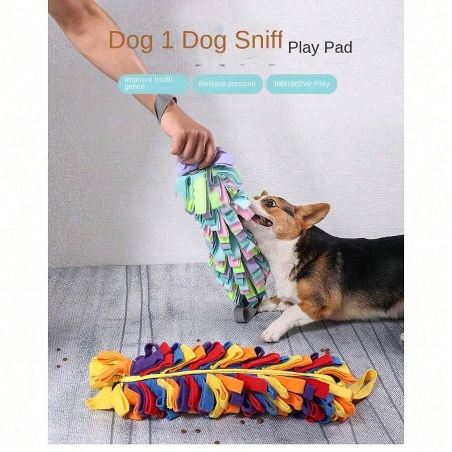 Juguete de masticación interactivo para entrenamiento y alivio del estrés, con compartimento para esconder comida para mascotas, suministros para mascotas - Multicolor - Ver 1