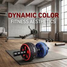 Abdominal Wheel Roller, Fitness Equipment For Core Workout, Abdominal Muscle Training Device For Men And Women To Slim Belly - Multicolor - View 3