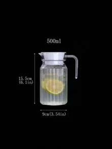 1 件塑料亚克力冷水壶，牛奶/果汁/饮料分配器，500/1100/1500/2000 毫升 - 彩色 - 查看 16