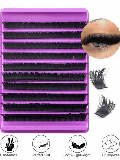 180/160/140/120 Density False Eyelashes Set, 80D-200D Single-Layer Fluffy False Eyelashes Set, Extra Long False Eyelashes Set, DD Curled False Eyelashes Set, 8-16MM Thin & Long False Eyelashes Set, Suitable For Beginners, Great For Daily Makeup, Parties, Halloween And Christmas, Essential For Halloween And Christmas