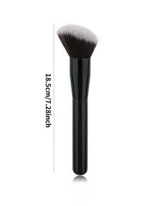 1pc Professional Loose Powder Brush, Large Multifunctional Foundation Blush Contour Makeup Brush, Cosmetic Tool,Giveaways - Black - View 2