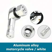 BLALION-válvula de aleación de aluminio para llanta de motocicleta, ángulo de 90 grados, vástagos de válvula sin cámara para llanta, 1. ZXJY - Negro 1 pieza - Ver 10