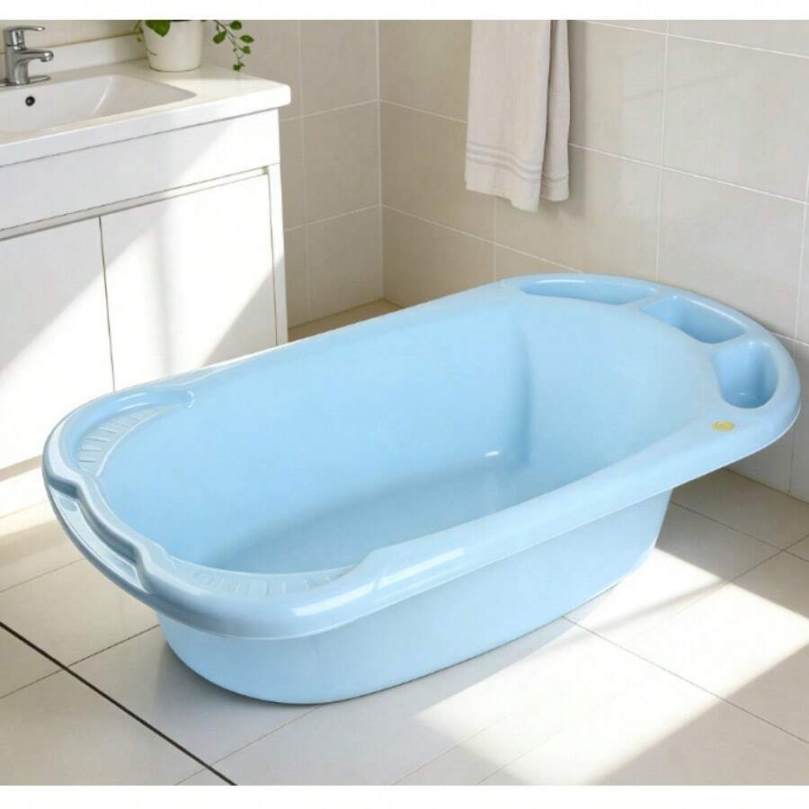 Wanna domowa w losowym kolorze, 90x51x23 cm, pogłębiona plastikowa wanna, przenośna wanna do kąpieli - losowy - Zobacz 1