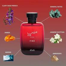 Brand Anniversary Celebration, With Great Event Discounts,Havas Ice And Fire Perfume Set, 3. 38oz/100ml, Blue + Red, Aromatic Eau De Toilette For Both Men And Women, Soft And Spicy Fragrance, A Gift For Friends, A Sharing Set For Family And Friends, A Must-Have For Autumn And Winter, Perfume Set. Men's Perfume, Women's Perfume.Factory Shipment, Quality Assurance - Fire - View 3