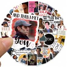 50Pcs You (US TV Show) Stickers US TV Series You Graffiti Stickers DIY Laptop Refrigerator Luggage Phone Case Water Cup Decoration Stickers - A - View 4