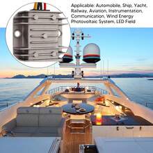 Convertidor reductor de voltaje de 24 V a 12 V para automóvil, resistente al agua (CC 18 V-36 V a CC 12 V, 10 A, 120 W) - Gris Claro - Ver 7