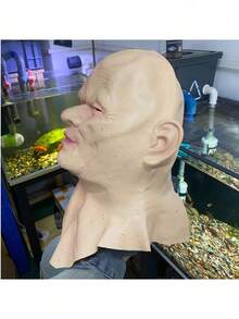 Mặt nạ người già, mặt nạ đàn ông, mặt nạ nhăn nheo, mặt nạ ông/bà, mặt nạ quỷ, đồ dùng hóa trang Halloween, đạo cụ cosplay, đồ dùng tiệc tùng. - Nhiều màu - Xem 9