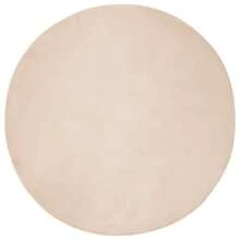 Tappeto in pelliccia sintetica di coniglio Olite Taupe Ø 100 cm Poliestere - 1PC - Visualizzare 3