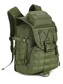 Heavy-Duty 35L Military Tactical Backpack For Outdoor Hiking, Large Capacity Tactical Backpack - Army Green - View 1