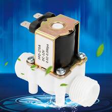 12V G1/2" NC Plastic Electrical Inlet Solenoid Water Valve for Water Dispense - Tamaño: 6,5 x 3,3 x 5,5 cm/2,6 x 1,3 x 2,2 pulgadas - Ver 4