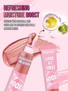 MISSLYN - Love At First Sight! Fashionable Blush - Creamy Shimmery Liquid Blush With Sponge Applicator, Buildable And Blendable, Radiant Color, Natural Makeup Finish, Nourishing Formula With Moisturizing Ingredients, Brightening And Softening, Ideal For Y2K Makeup, Parties, Beaches, Travels, Camping, Outdoor Activities, Gifts, For Rose Girls, New Year - Liquid Blush 02 - View 4