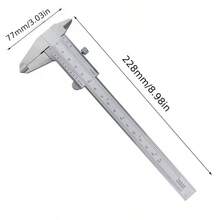 0-150mm Stainless Steel Vernier Caliper - Manual Micrometer, Smooth Sliding, Easy To Use, Suitable For Industrial, Mechanical, Jewelry Making, No Power Required, Precision Engineering And Handicrafts - Multicolor - View 8