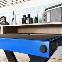 aosom DURHAND Non-Slip Motorcycle And Bike Stand, Max 500 Kg, Adjustable Height, Metal And Rubber Motorcycle Stand, For Garage, 41.5 X 23.5 X 10-37 Cm, Blue And Black - A - View 8