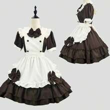 Women Short Dresses - Brown - View 5