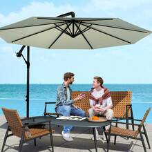 Outdoor Parasol, Stand And Base - 300cm - View 6