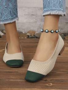 女士时尚休闲沙滩运动鞋 - 綠色 - 查看 4