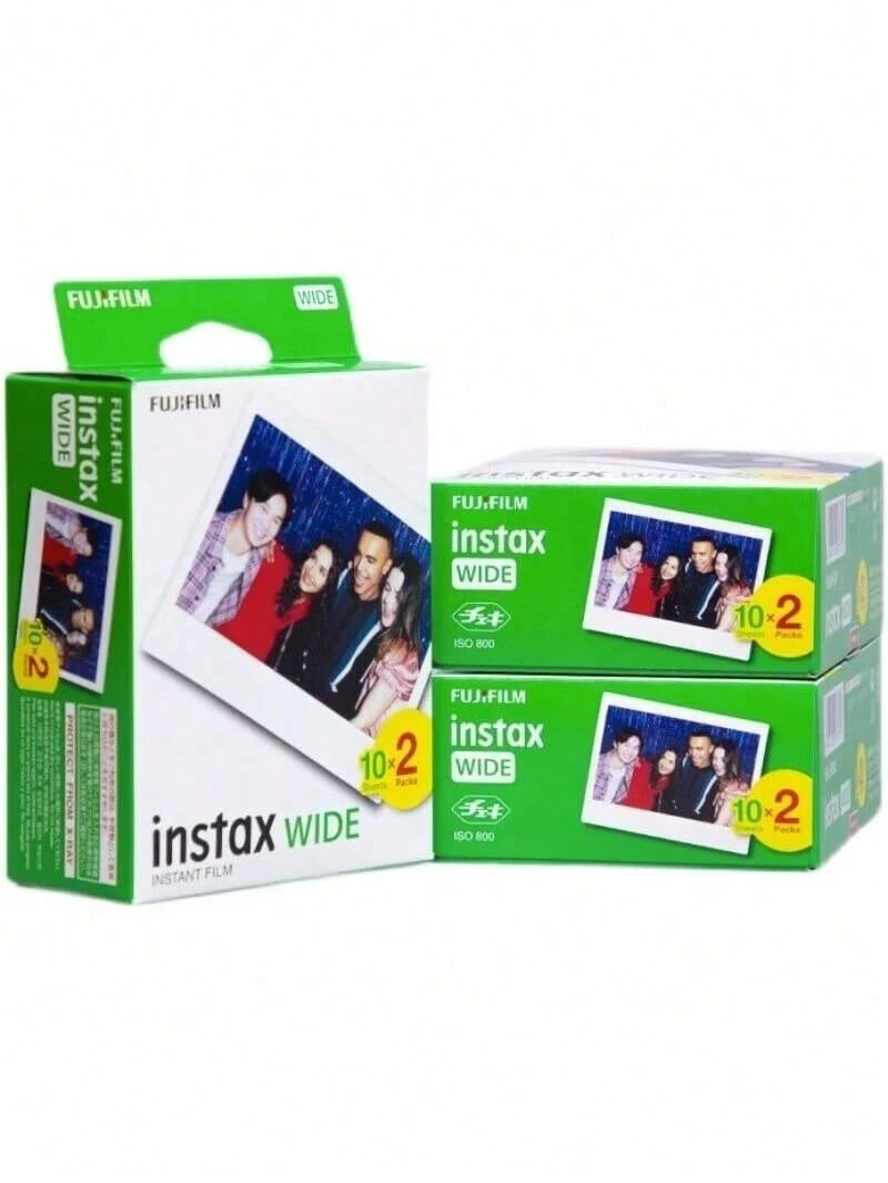 Fujifilm Instax WIDE 400 Instant Camera, Wide Format Instant Film, 5-Inch Wide 20 Sheets, Official Standard Configuration - Multicolor - View 1