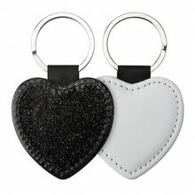 1PC Customized Heat Transfer Keychain, Personalized Photo Keychain, PU Leather Glitter Creative Keychain, Customized 2D Flat Hanging Decoration, Backpack Pendant Decoration, Customized Pet Memorial Gift, Surprise Gift, Beautiful Accessory, Romantic Gift, Customized Text, Boyfriend/Girlfriend Gift, Parents/Mother Gift, Couples/Couple/Best Friend Gift, Holiday Gift Partner - Multicolor - View 43