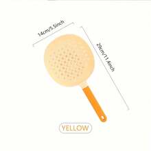 1 pieza Colador de cocina de plástico grande con mango largo - Resistente al calor, diseño de drenaje en forma de estrella, adecuado para pasta, albóndigas, verduras - Colador duradero, utensilios de hornear y cocinar, herramienta de cocina moderna, diseño de drenaje eficiente - Multicolor - Ver 8