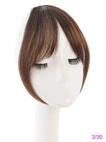 1 cặp tóc mái giả, kiểu dáng tự nhiên, bồng bềnh, phù hợp sử dụng hàng ngày, nhiều màu sắc để lựa chọn, thích hợp cho nữ giới, dự tiệc và sử dụng hàng ngày, phụ kiện tóc nữ, kẹp tóc, bộ dụng cụ tạo kiểu tóc, dụng cụ tạo kiểu tóc - Nhiều màu - Xem 12