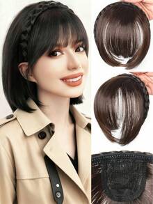 Fashionable Braided Bangs Headband - Stylish Hair Accessory Suitable For Casual Daily Wear - Multicolor - View 10