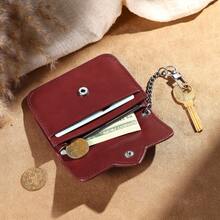 1pc Personalized Leather Card Holder, Customized Name Card Case, Engraved Wallet, Women's Super Slim Wallet, Bridesmaid Wallet, Birthday Gift For Her - Multicolor - View 2