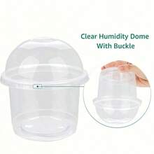 1/6/12/30pcs Seedling Trays With Adjustable Humidity Lid - Multicolor - View 2