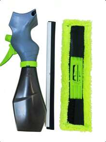 1pc Multi-Functional Cleaning Tool - Can Spray, Scrape, And Wipe, Suitable For Bathroom Glass, Window Glass, Home Glass Cleaning, Car Glass Scraper 3-In-1 Cleaner - Multicolor - View 9