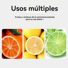 Exprimidor De Limones Manual, Y Naranjas Manual Corta Y Exprime, Exprimidores Manuales, Negro, Práctico Y Fácil De Limpiar - Negro - Ver 8