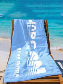 Personalized Children's Beach Towel, Perfect Summer Birthday Gift, Suitable For Various Summer Occasions. Customizable Beach Towel And Accessories, Applicable For Beach, Swimming Pool, Travel, Camping, Yoga And Other Scenarios., Quick-Dry - Multicolor - View 7