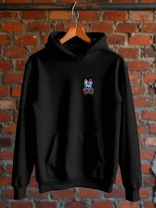 Oversized Rabbit Skull Urban  Unisex DTF Ref-4553 Sweatshirt - màu đen - Xem 6