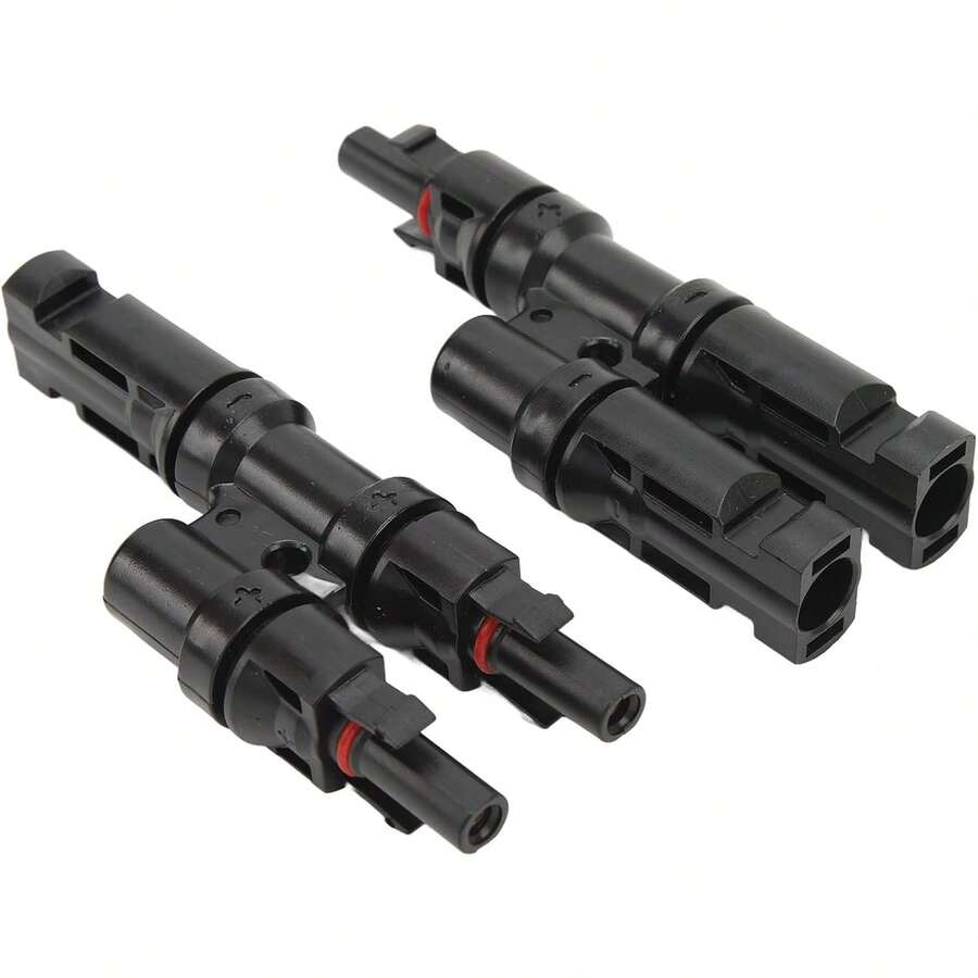 Vmingo Par Conector Mc4 T2 Macho Hembra Panel Solar Ip67 1500V DC - Mc4 T2 - Ver 1