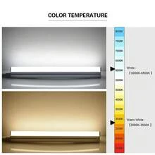 Lámpara de tubo LED T5, barra de luces de bombilla T8 de 220V y 110V, tubo fluorescente conectable de 30cm para cocina, iluminación interior de sala de estar KJMT - T5 6W Blanco - Ver 8