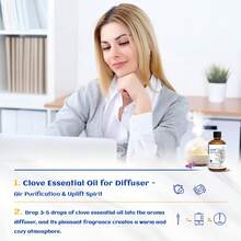 HIQILI Lilac Essential Oil, Fresh Floral Scent, 100mL/30mL/10mL Floral Oil, For Maintaining Teeth And Gum Health, Enhancing Oral Freshness, Adding Hair Shine, Suitable For Aromatherapy Diffusers, Humidifiers, Massage, Skincare, Shampoo, Body Wash, DIY Fragrance - Clove - View 8