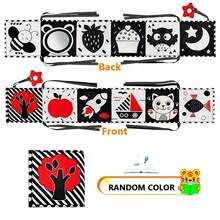 Montessori Baby Cloth Book With Mirror, Crinkle Sensory Toys And Teether, High Contrast Tummy Time Interactive Early Learning Toy, Suitable For Newborns - Multicolor - View 12