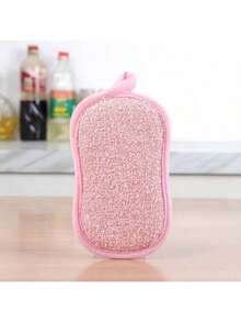 多功能聚氨酯海绵擦拭布，可重复使用可水洗厨房刷，洗锅洗碗不易掉毛，适用于浴室、厨房、卫生间清洁 - 藍色 - 查看 17