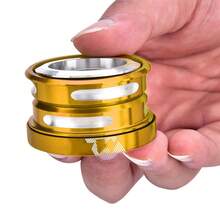 44mm Bicycle Bike Electroplating Internal Sealed Bearing Headset (Golden) - Dorado - Ver 3