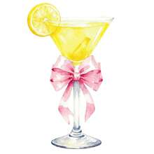 Lawnldyll 4ft Large Yellow Martini Bow Cardboard Cutout A Tini Bit Older Birthday Cutout Stand Lemon Cocktail Backdrop Decorations For Women Coquette Bachelorette Bridal Shower Cocktail Party Decor - 黃色 - 查看 10