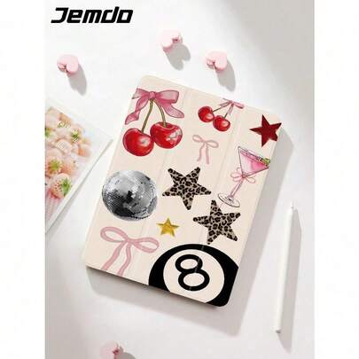 1pc Fashionable Leopard Print Patchwork Design Tablet Protective Case With Tri-Fold Stand, Compatible With IPad 10.2", Compatible With IPad Pro 2021/2020, Compatible With IPad 9th/10th/Compatible With IPad (A16) 11", Galaxy Tab A8 10.5" 2022, Matepad 10.4"/Tab, Anti-Drop, Pen Slot, Sleep/Wake Support, Romantic Gift For Valentine's Day