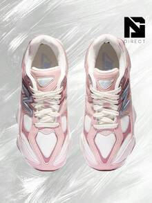 New Balance 9060 Rose Pink (Wide) (GS) Women's Lifestyle Sneakers – Shose For Woman-Vintage-Spring & Summer-Inspired Running Shoes, Shock-Absorbing Comfort, Gym To Streetwear Casual Wear-Easter Gift–GC9060FR - Hồng hồng - Xem 4